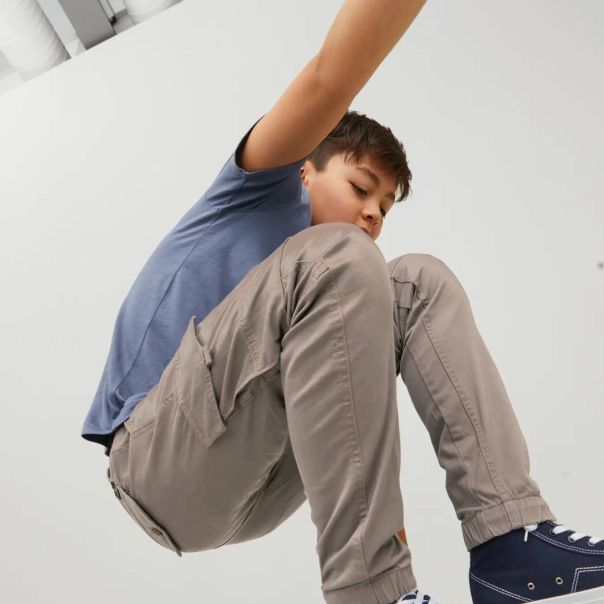 JACK & JONES JUNIOR Cargo pantalone za dečake JPSTPAUL, bež - 12151646B