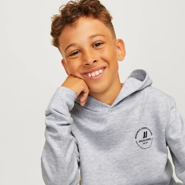 Duks za dečake JJESWIFT, sivi - 12258968Y