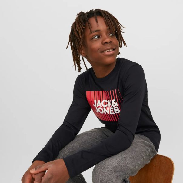 JACK & JONES JUNIOR Majica dug rukav JJECORPC - 12244209C