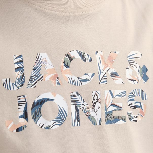 JACK & JONES JUNIOR Majica kratak rukav za dečake JJEBRYAN, bež - 12268854B