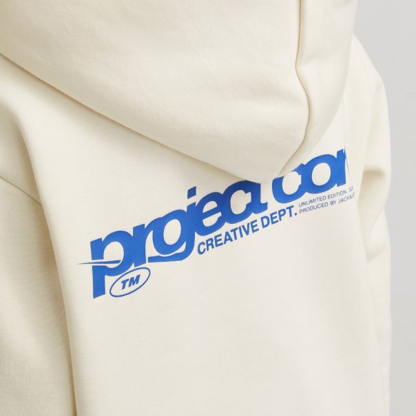 JACK & JONES MINI Duks za male dečake JCOUNION, vanila - 12274581V