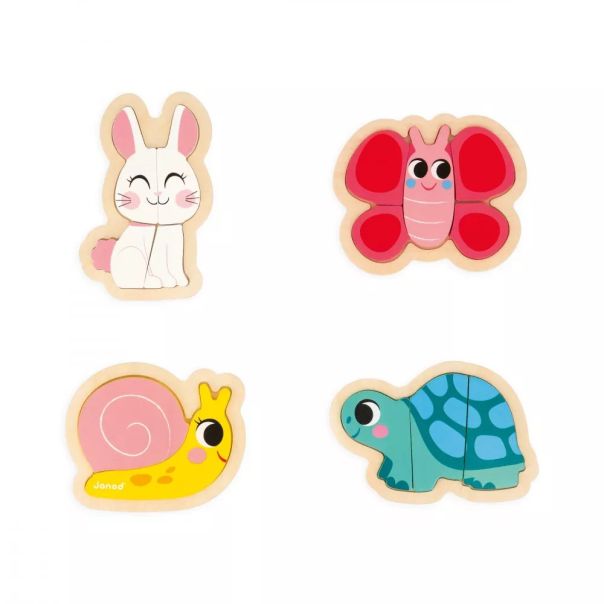 JANOD Drvene slagalica Bašta - J07116