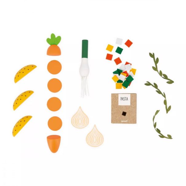 JANOD Igračka drveni set za supu - J06634