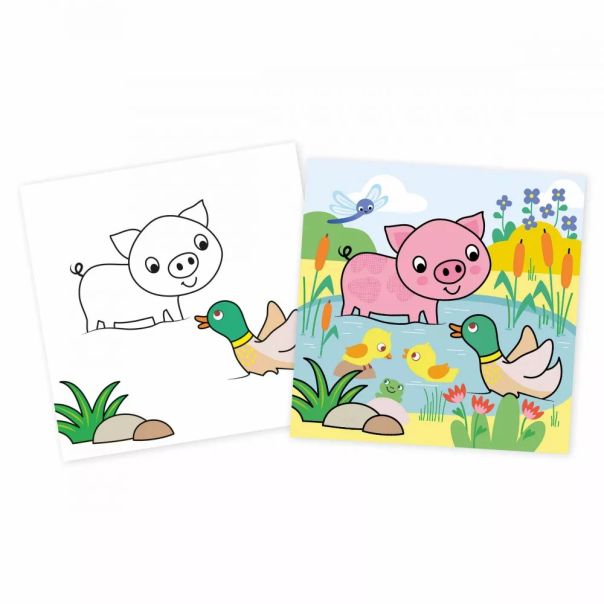 JANOD Kreativni set sa više aktivnosti Životinje - J07746