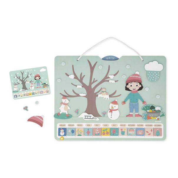 JANOD Magnetni kalendar Godišnja doba na engleskom jeziku - J05464