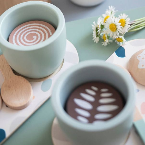 JANOD Igračka drveni set za kafu - J06630