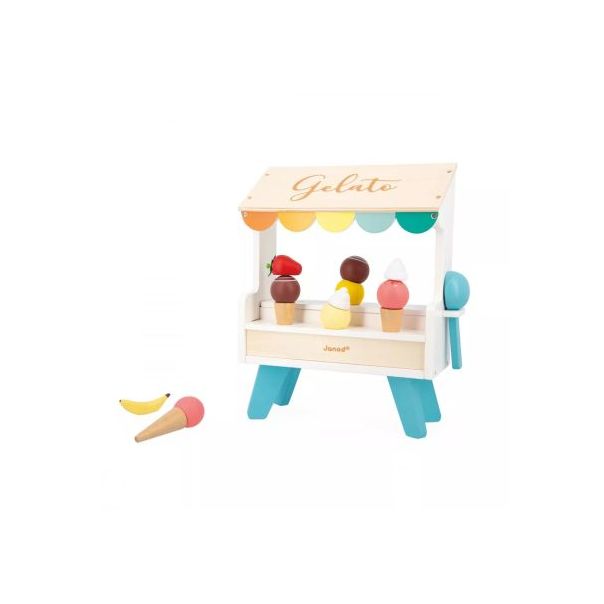 JANOD Drvena igračka Štand za sladolede - J06558