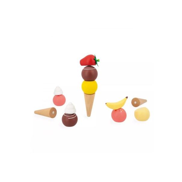 JANOD Drvena igračka Štand za sladolede - J06558