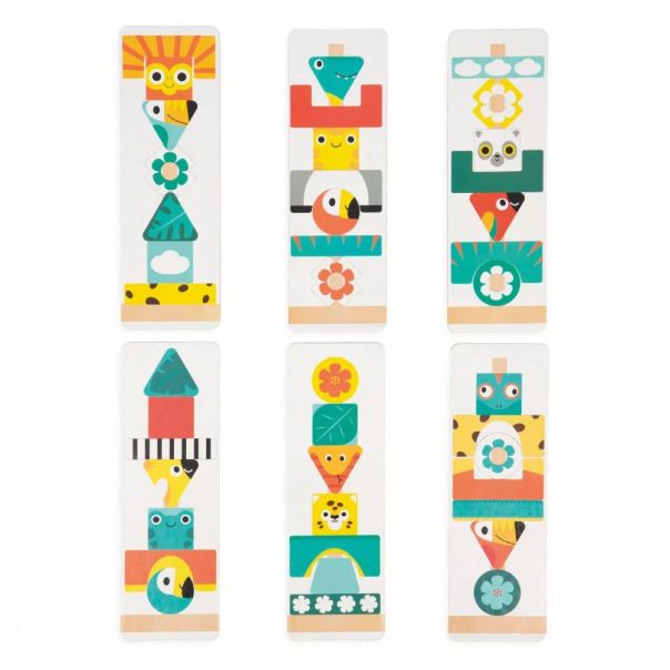 JANOD Drvena slagalica Tropik Totem - J08279