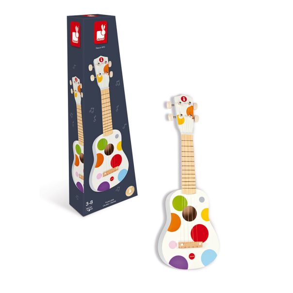 JANOD Drveni ukulele za decu Confetti - J07597