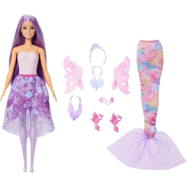 Barbie Set sa repom sirene i krilima - EP2889895