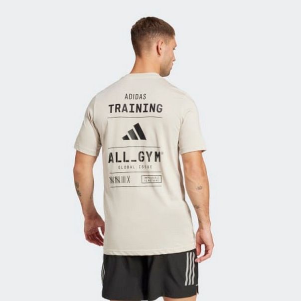 ADIDAS Majica kratak rukav all gym graphic tee M - JD1834