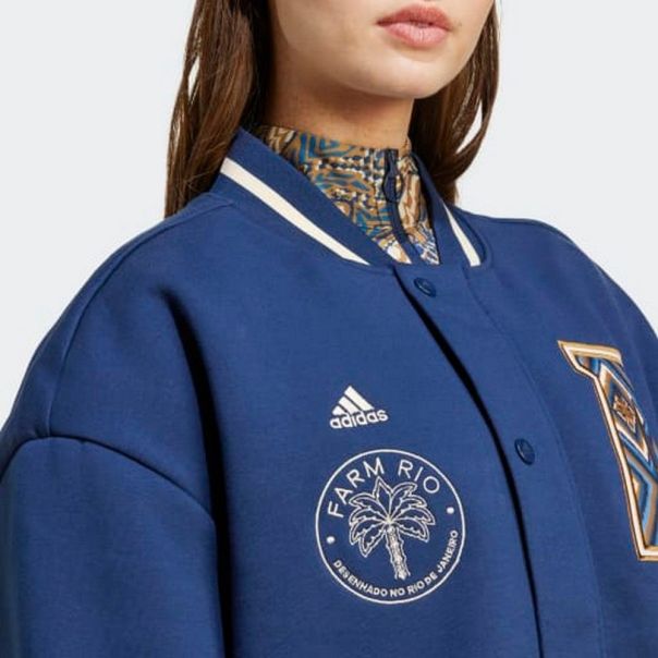 ADIDAS Duks farm rio collegiate jacket W - JE9219