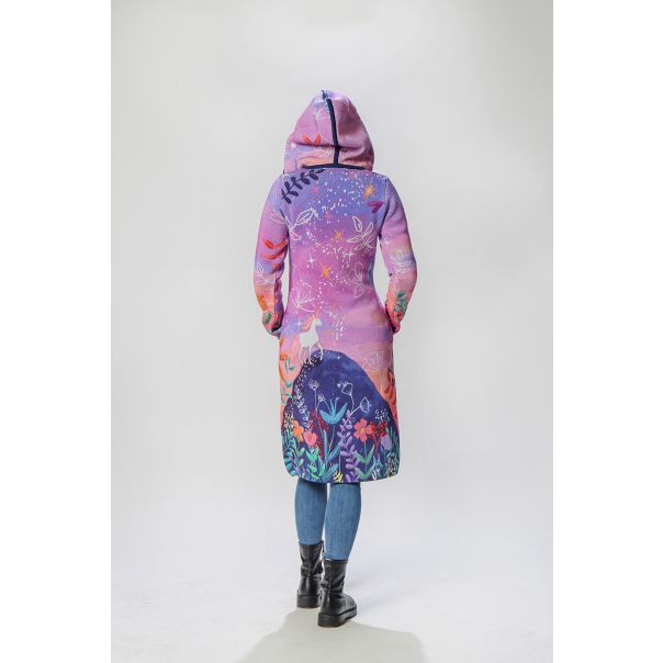 BAIKA Štrikani kaput za žene - Jednorog - KOUNI