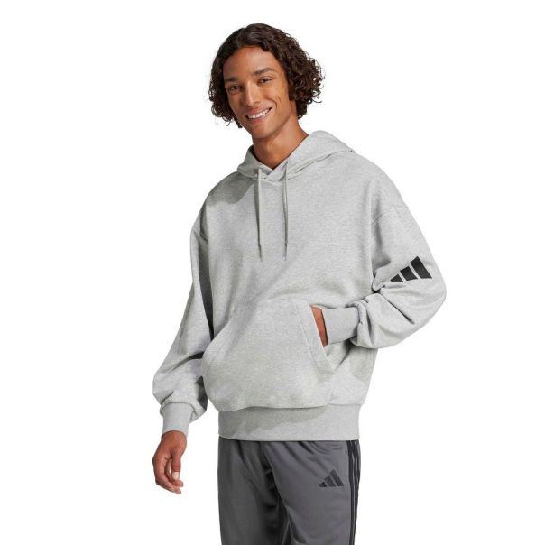 ADIDAS Duks sa kapuljacom essentials loose fit  3 bar logo ft hd M - JF3591
