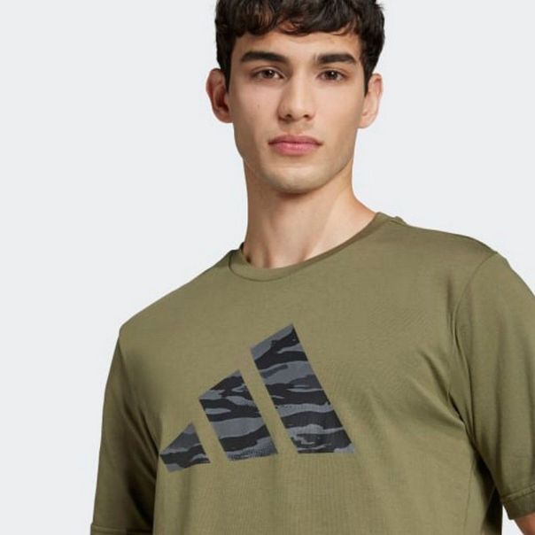 ADIDAS Majica kratak rukav m c camo logo t  M - JI6768