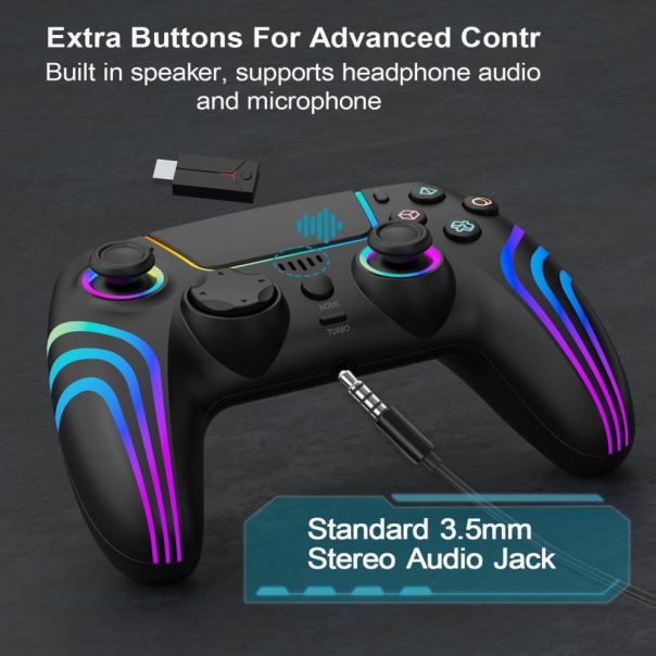 Joypad Elite WIFI za PS5 crni RGB - 221124