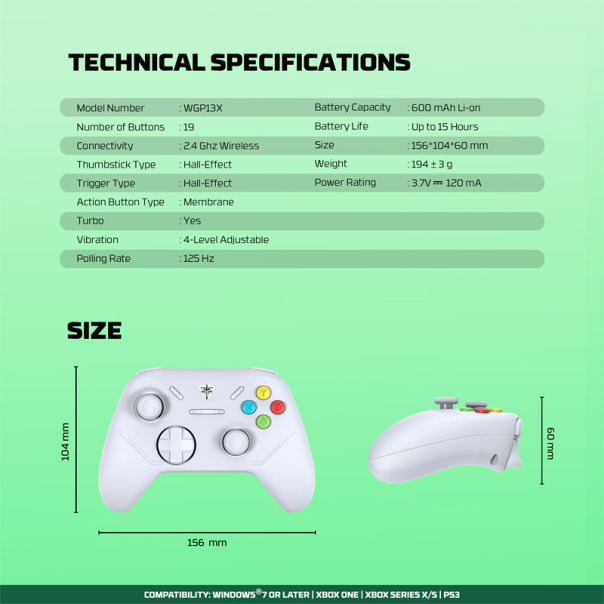 Joypad Fantech WGP13X Shooter III beli - G223719
