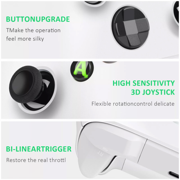 Joypad WIFI kontroler za XBOX One, XBOX X series, PC Windows, PS 3 mermerno plava - 214000-1