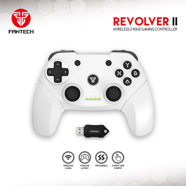 Joypad wireless Fantech WGP12 Revolver II beli - G210372