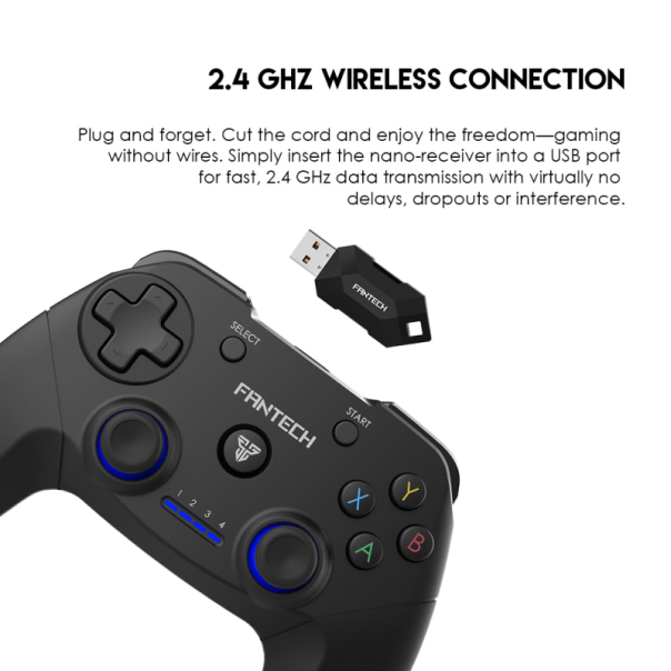 Joypad wireless Fantech WGP12 Revolver crni - 92139-1