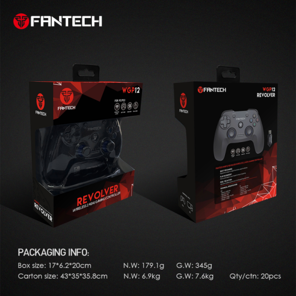 Joypad wireless Fantech WGP12 Revolver crni - 92139-1
