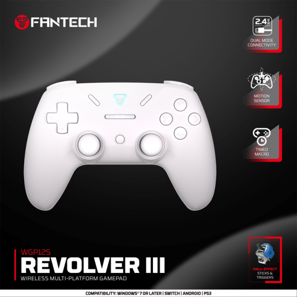 Joypad wireless Fantech WGP12S Revolver III beli - G223248