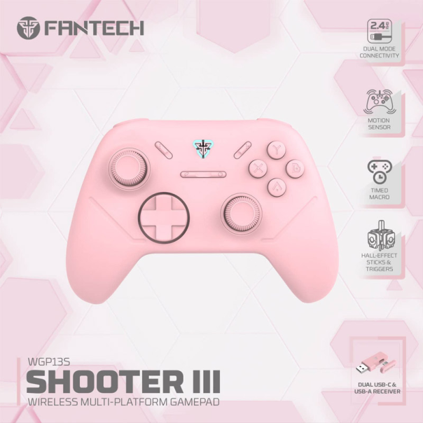 Joypad wireless Fantech WGP13S Revolver III Sakura - G219688