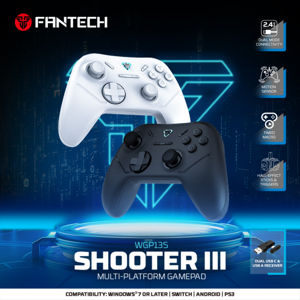 FANTECH Džojstik Wireless WGP13S Shooter III Space Edition, bela - 217306