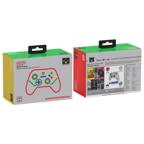 Joypad wireless Fantech WGP13s Shooter III Super Maxfit sivi - G220827