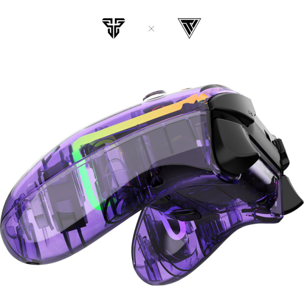 Joypad wireless Fantech WGP14V2 NOVA PRO multiplatform RGB CLEAR ljubicasti - G218221