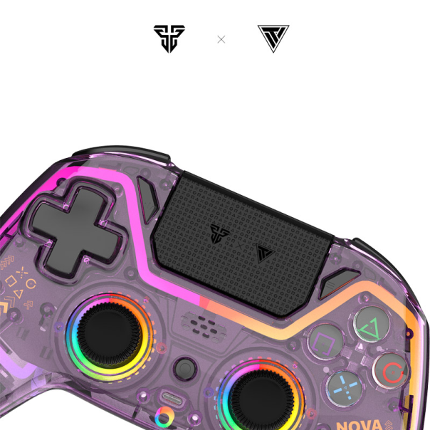 Joypad wireless Fantech WGP14V2 NOVA PRO multiplatform RGB CLEAR ljubicasti - G218221