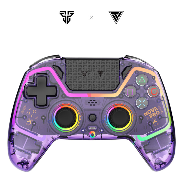 Joypad wireless Fantech WGP14V2 NOVA PRO multiplatform RGB CLEAR ljubicasti - G218221
