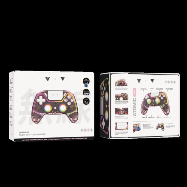 Joypad wireless Fantech WGP14V2 NOVA PRO multiplatform RGB CLEAR sakura - 218220