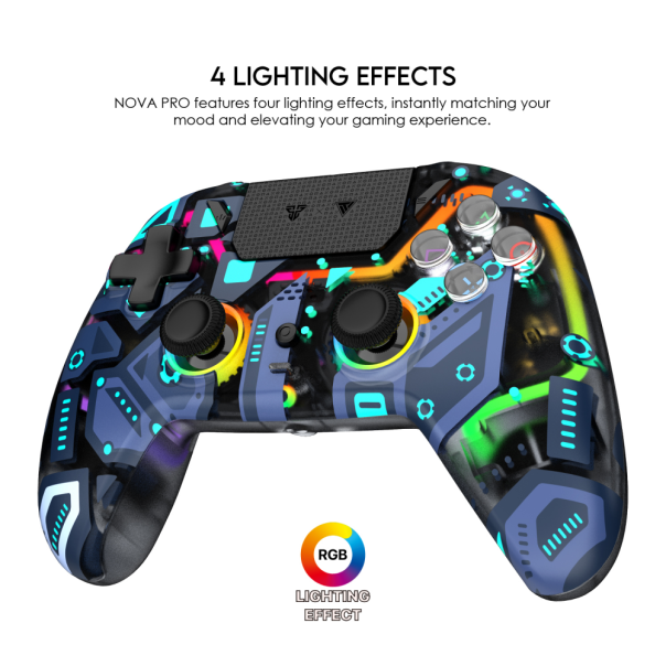 Joypad wireless Fantech WGP14V2 NOVA PRO multiplatform RGB CLEAR sakura - 218220