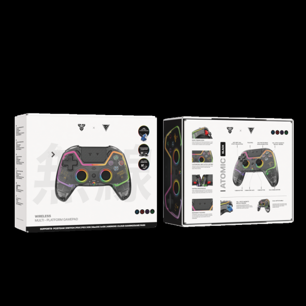 Joypad wireless Fantech WGP14V2 NOVA PRO multiplatform RGB CLEAR crni - 214902