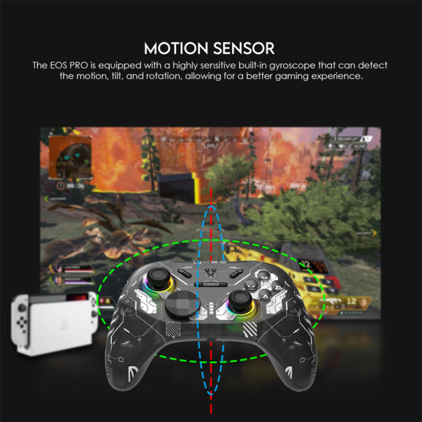 Joypad wireless Fantech WGP15 EOS PRO multiplatform RGB crni - G213460