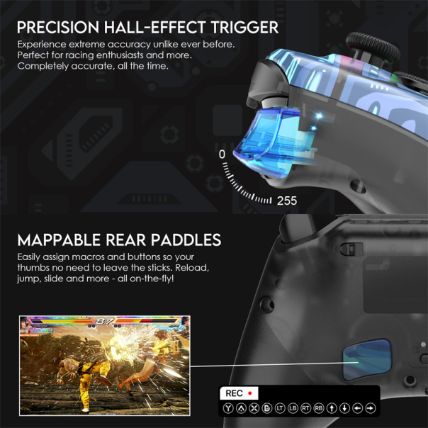 Joypad wireless Fantech WGP15 EOS PRO multiplatform RGB plavi - G213462