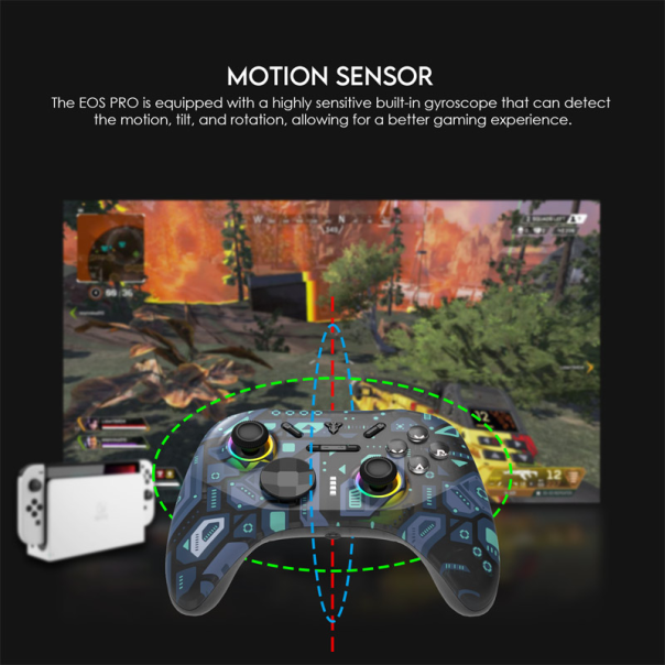 Joypad wireless Fantech WGP15 EOS PRO multiplatform RGB plavi - G213462