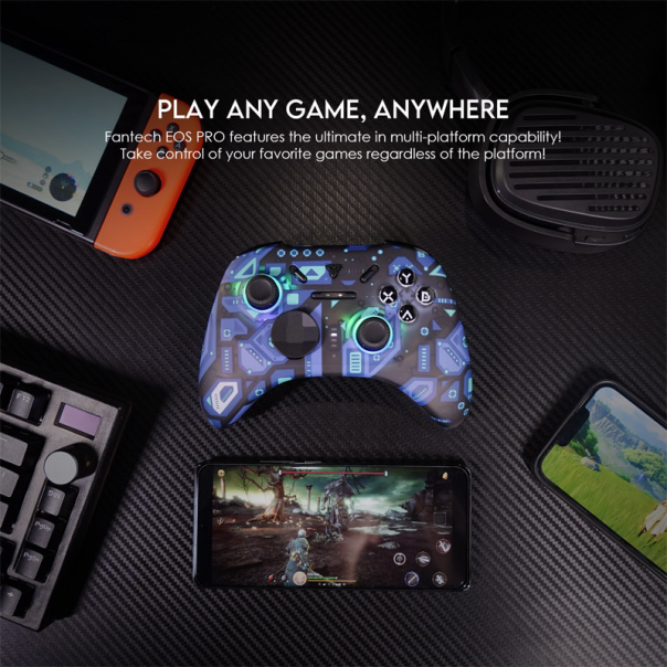 Joypad wireless Fantech WGP15 EOS PRO multiplatform RGB plavi - G213462