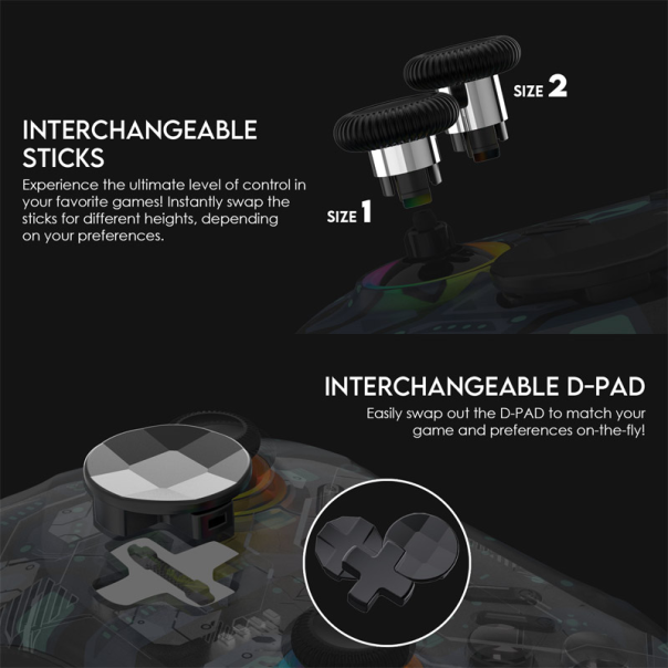 Joypad wireless Fantech WGP15 EOS PRO multiplatform RGB plavi - G213462