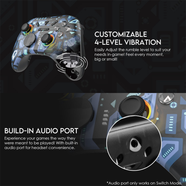 Joypad wireless Fantech WGP15 EOS PRO multiplatform RGB plavi - G213462