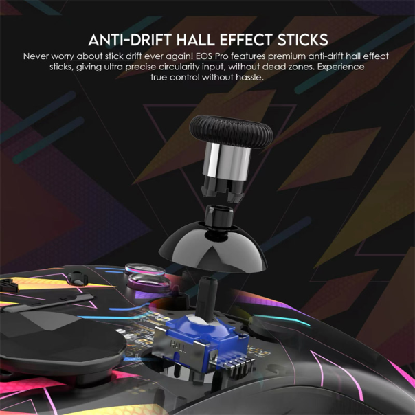 Joypad wireless Fantech WGP15 EOS PRO multiplatform RGB rinbow - G213463