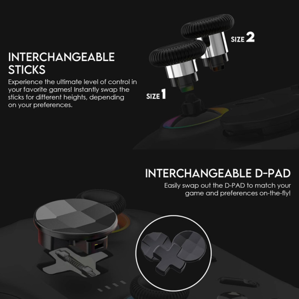 Joypad wireless Fantech WGP15 EOS PRO ORION multiplatform RGB crni - G218225