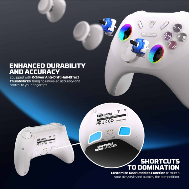Joypad wireless Fantech WGP15V2 EOS PRO II multiplatform RGB beli - G222345