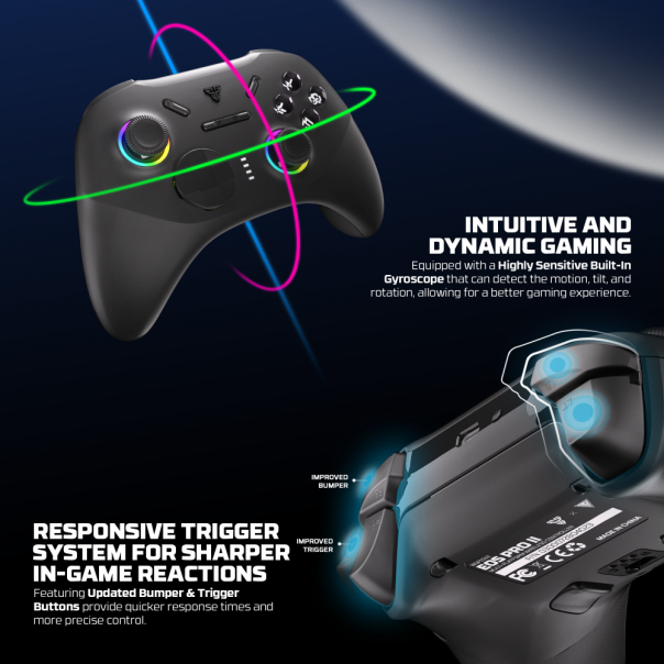 Joypad wireless Fantech WGP15V2 EOS PRO II multiplatform RGB crni - 224150-1