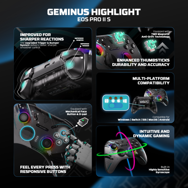 FANTECH Džojstik Eos Pro II Gemnius WGP15V2 - 222347