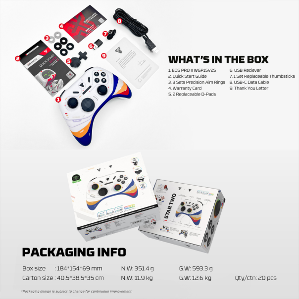 FANTECH Džojstik Eos Pro II STAR-TWO WGP15V2 - 222348