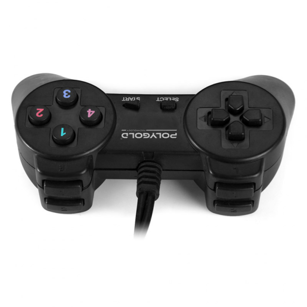 Joypad za PC Polygold žicani crni - 94244