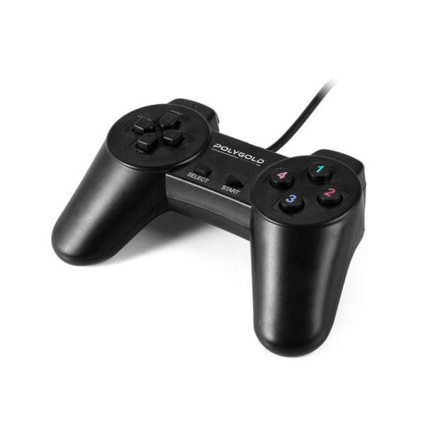 Joypad za PC Polygold žicani crni - 94244